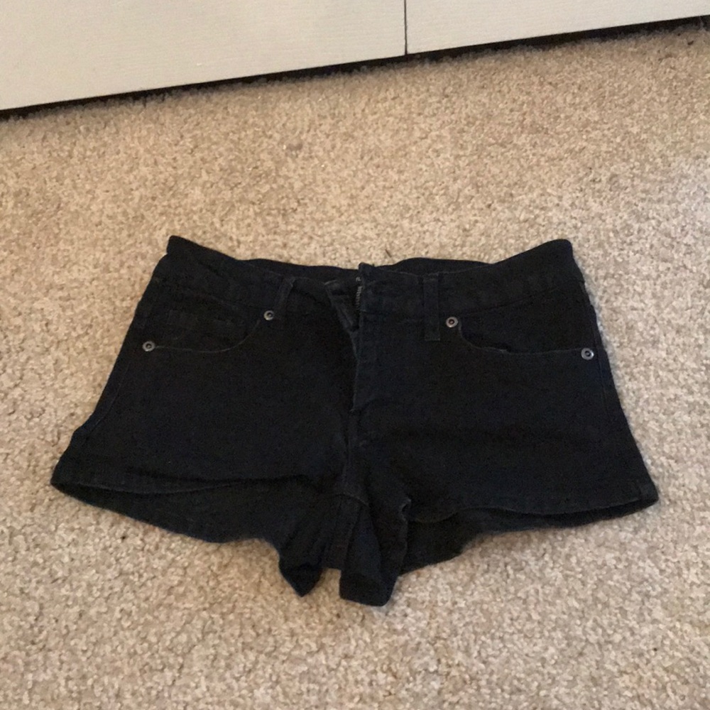 Short black shorts